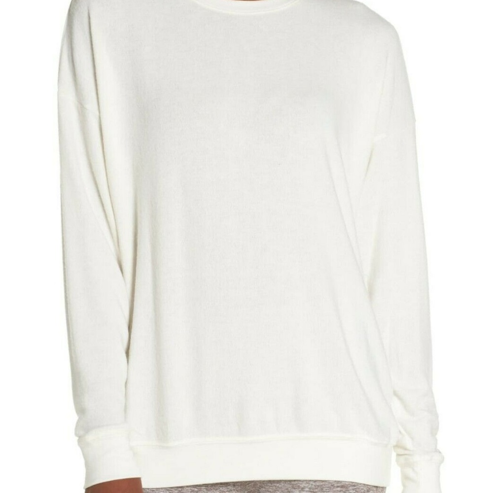Alo Yoga Soho 'Pristine Heather' Pullover Size S